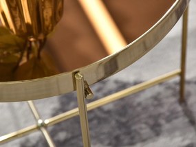 Măsuță de cafea Ibbia S (maro + auriu). 1111456