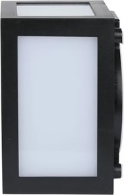 Aplică LED de exterior pentru perete LED/12W/230V 6400K IP65 neagră