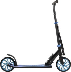 Trotineta din aluminiu NOVOKIDS™ Matrix Scooter, Maxim 100 kg, Functie Super Brake, Maner reglabil pe inaltime, Diametru roata 200 mm, Albastru