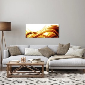Tablou - Abstrac galben (120x50 cm)