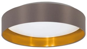 Plafoniera LED design modern MASERLO cappucino/auriu 99542 EL