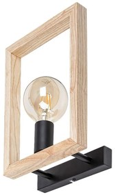 Aplica de perete design industrial Indigo negru
