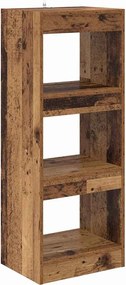 vidaXL Dulap pentru cărți Lemn vechi 40 x 30 x 103 cm Lemn compozit