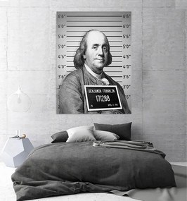 Tablou canvas Benjamin Franklin 90x60 cm
