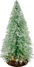 Bradut decorativ cu aspect nins BRIGHT, 15cm