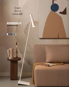 Lampadar/Lampa de podea design minimalist Bordeaux alb