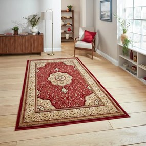 Covor roșu 120x170 cm Heritage – Think Rugs