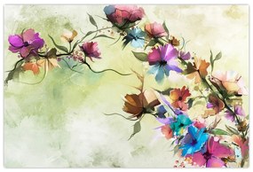 Tablou - Pictua cu flori (90x60 cm)