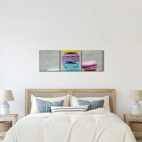 Tablou cu macarooni (cu ceas) (90x30 cm)