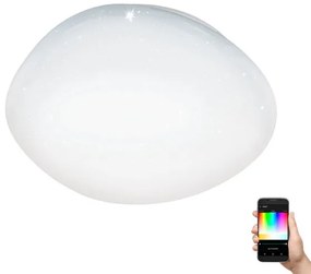 Eglo 900129 - Plafonieră LED RGBW dimabilă SILERAS-Z LED/33W/230V