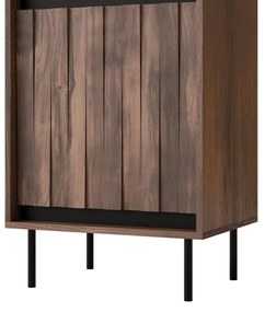 Vitrina Swing W-1 nuc/negru
