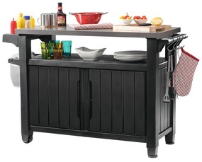 Masă pentru grătar de grădină 134x52 cm Unity – Keter