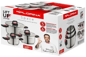 Set de oale din oțel inoxidabil Space de MateuszGessler, 6 piese