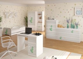 Pat frumos de basm pentru copii, cu dragon 140 x 70 cm