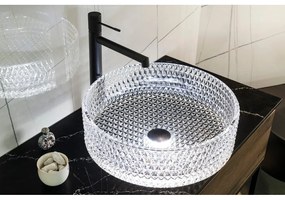 Chiuvetă rotundă din sticlă ø 39,5 cm Maragua – Sapho