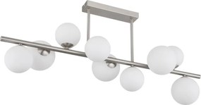 Lustra 9L design modern Riha nichel