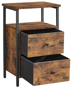 Noptieră ARIN maro/negru