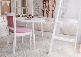 Masa cu scaun pentru copii Magenta tapitat