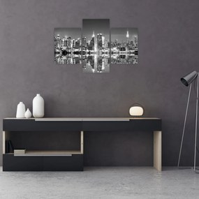Tablou - New York, alb-negru (90x60 cm)