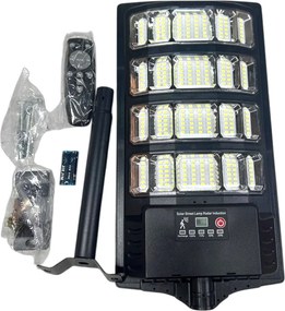 Lampă Solară LED 260W IP67 cu Telecomandă și Suport 6500K