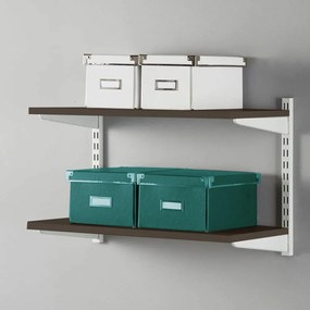 Raft perete 2P, 80x25x50 cm, PAL Wenge