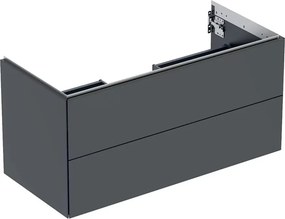 Dulap baza suspendat Geberit One negru mat 105 cm