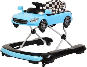 Premergator Reglabil in 3 Trepte NOVOKIDS™ Super Cabrio Car, 3 in 1, Transformabil in Antemergator si Masinuta copii, Pliabil, Cu Melodii si lumini,