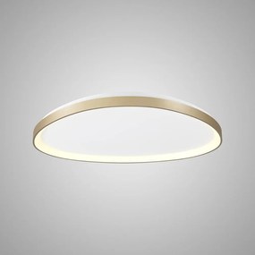 Plafoniera LED cu telecomanda NISEKO II Triangular Gold 50W