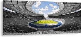 Tablou - stadionul de fodbal (120x50 cm)