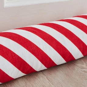 Protecție anti-curent pentru ușă roșie-albă 20x90 cm Candy Cane – Catherine Lansfield