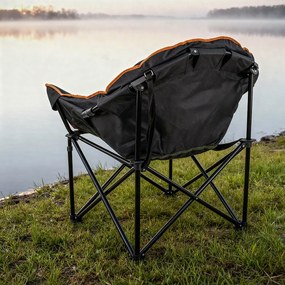Leziter fotoliu de pescuit negru