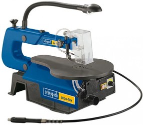 Scheppach Deco-flex, ferăstrău decupaj de masă cu sistem flexidrive