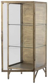 Vitrină aurie din metal 45x110x40 cm Saone – Bloomingville