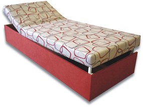 Pat de o persoană (canapea) 80 cm Darcy (cărămiziu 41 + Dodo 1008). 793069