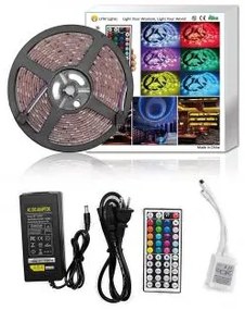 Banda LED RGB Exterior 5m – Iluminare Vibrantă cu 60 LED-uri pe Metru pentru Spații Exterioare