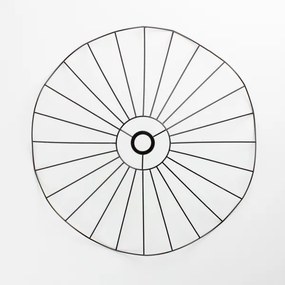 Abajur universal CURITIBA, diametru 60 cm, negru