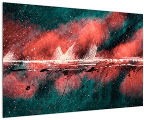 Tablou - Explozie în petrol (90x60 cm)