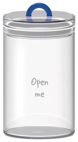 Borcan din sticlă "Open me" cu capac etanș 1,5 L - WD Lifestyle