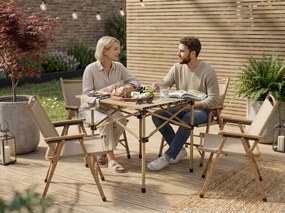 Masa pentru catering CATERFOLD 53x51 cm, bej