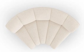 Modul pentru canapea modulară crem cu tapițerie din chenille (cu colț variabil) Lupine – Micadoni