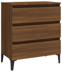 815809 vidaXL Dulap, stejar maro, 60x35x69 cm, lemn compozit