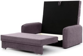 Canapea extensibila cu 2 locuri LAINE, violet deschis