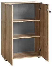 Biblioteca Adore Rio, 2 usi cu cheie, 3 rafturi, 72 x 109 x 34 cm