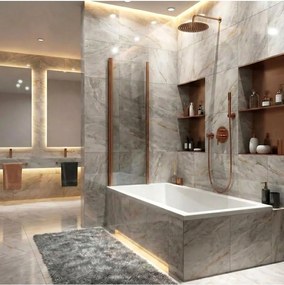 Panou pentru cada pliabil Rea Agat-3 120 cupru periat