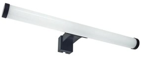 Aplica LED pentru oglindă de baie, 8W, 230V, 30 cm, IP44, neagră