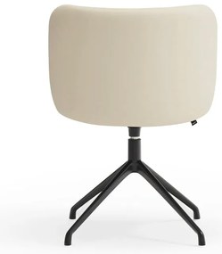 Scaun de sufragerie bej tapițat Mogi – Teulat