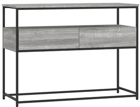 834153 vidaXL Măsuță consolă, gri sonoma, 100x40x75 cm, lemn prelucrat