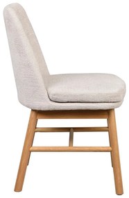 Scaune de dining bej 2 buc. Amesbury – Rowico