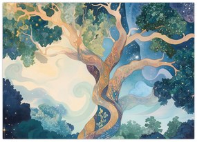Tablou – Arbore cosmic (70x50 cm)