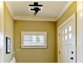 Plafonieră LED dimabilă LED/50W/230V 3000-6500K negru + telecomandă